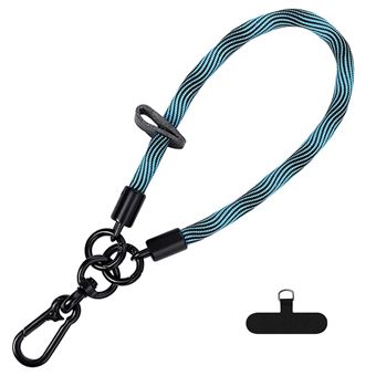 Dragonne pour Téléphone Portable, Dragonne à Main Solide Léger Nylon Installation Facile - Bleu - BOOLING - 1
