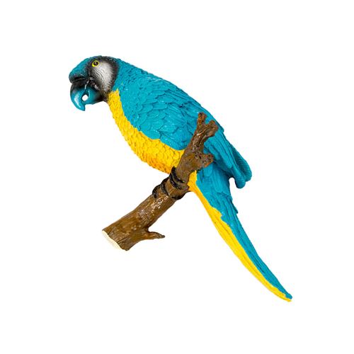- Homyl - Figurine de résine perroquet coloré belle maison ou jardin Art Decor bleu