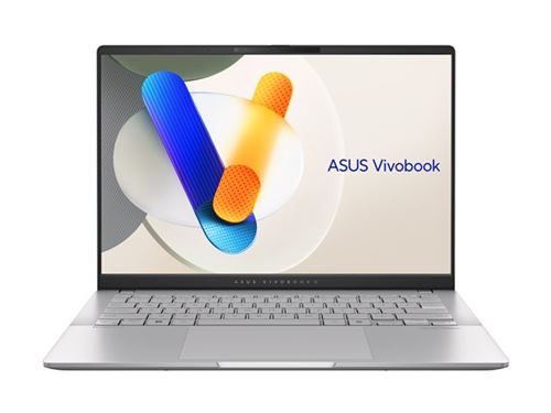 ASUS Vivobook S 14 OLED M5406WA-PP068X - Conception de charnière à 180 degrés - AMD Ryzen AI 9 - 365 / jusqu'à 5 GHz - Win 11 Pro - Radeon 880M - 24 Go RAM - 1 To SSD NVMe - 14" OLED 2880 x 1800 (WQXGA+) @ 120 Hz - Wi-Fi 6E, Bluetooth - argent cool