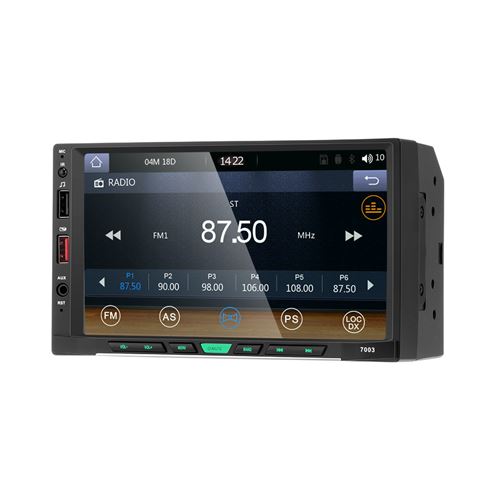 Gearelec Autoradio 7 pouces avec CarPlay Android Auto Bluetooth WiFi USB FM AUX