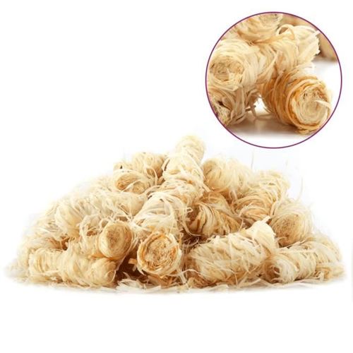 Allume-feu - BIO - 5 kg - Laine de bois de pin - Cire de paraffine - Inodore