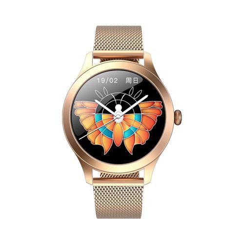 Montre connectée Chronus KW10 Pro L IP68 Étanche Fitness Tracker-Or-Chronus