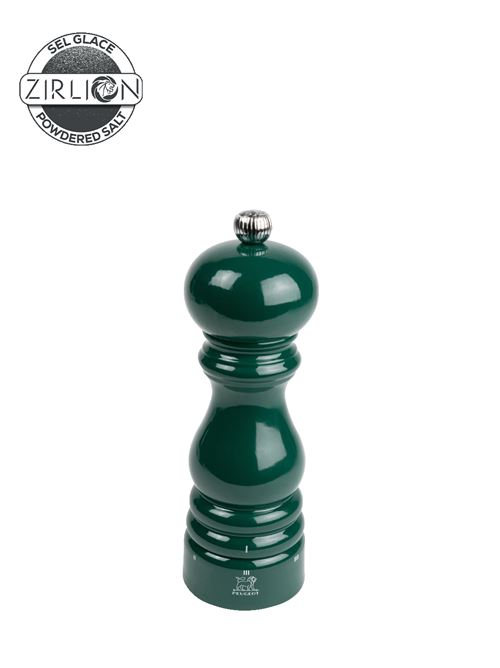Contemporary and vibrant are the perfect words to describe the forest green shade of this 18 cm Paris u'Select salt mill. Lovers of interior design will combine it with other intense colours from the ParisRama collection for a stylish and trendy salt/pepper combo. Paris u'Select