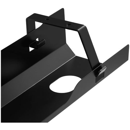 Fromm & Starck Goulotte passe-câble bureau - 600 x 135 x 108 mm - Noir -  Électricité et domotique - Achat & prix