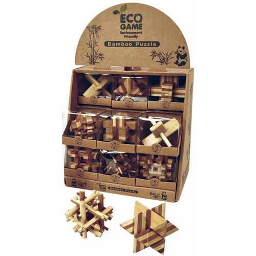 Casse Tete Bambou Assortiment, Modèle Choisi Aléatoirement Mt6990