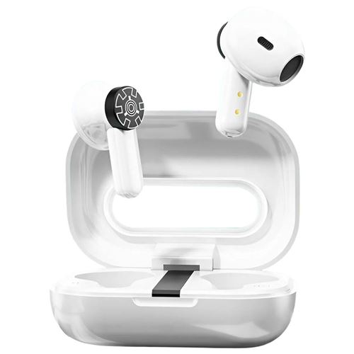 Ecouteurs TWS Sans Fil Bluetooth 5.2 Vanguard avec Boitier de Charge Wekome Blanc / Noir