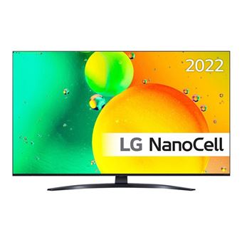 LG 86NANO766QA - Classe de diagonale 86&quot; NANO76 Series TV LCD rétro-éclairée par LED - Smart TV - ThinQ AI, webOS - 4K UHD (2160p) 3840 x 2160 - HDR - LED à éclairage direct, Nano Cell Display - 1