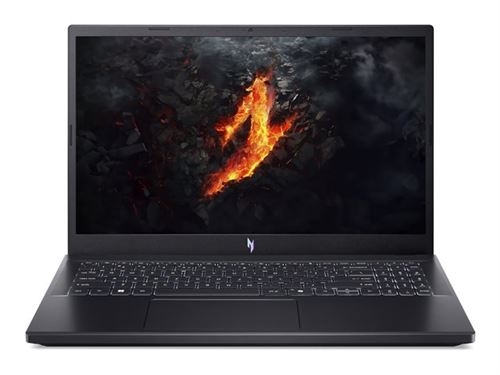 Acer Nitro V 15 ANV15-41 - AMD Ryzen 7 - 7735HS / jusqu'à 4.75 GHz - Win 11 Home - GF RTX 4050 - 16 Go RAM - 512 Go SSD NVMe - 15.6" IPS 1920 x 1080 (Full HD) @ 165 Hz - 2.5 Gigabit Ethernet - Wi-Fi 6 - Noir vitreux - clavier : Français