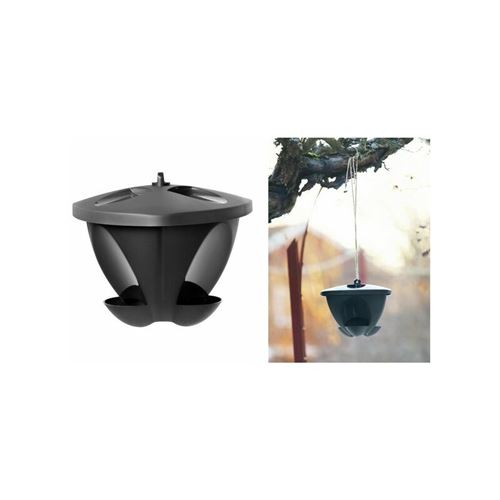 orthex Mangeoire pour oiseaux BIRDIE, noir