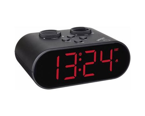 TFA Dostmann 60.2551.01 radiopilot&eacute;(e) R&eacute;veil noir Heures de r&eacute;veil 1
