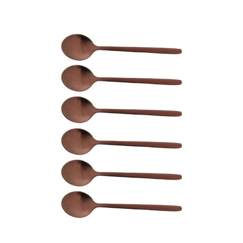 Pradel Jean Dubost Bronze Cuillère À Café Anuradha Cuivre (Lot De 6) - Jean Dubost - Cuivre / - Acier Inoxydable (Inox) - Image 2