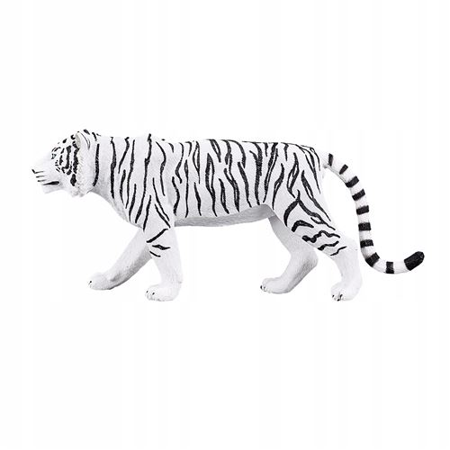 Non Communiqué Blanc Figurine, Animal Planet, Tigre 15,5 Cm X 3,8 Cm