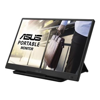 ASUS ZenScreen MB165B - Écran LED - 15.6" - portable - 1366 x 768 WXGA @ 60 Hz - TN - 220 cd/m² - 500:1 - 10 ms - USB - noir