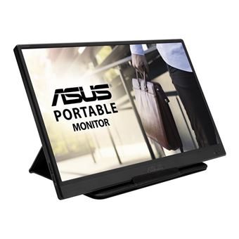 ASUS ZenScreen MB165B - Écran LED - 15.6" - portable - 1366 x 768 WXGA @ 60 Hz - TN - 220 cd/m² - 500:1 - 10 ms - USB - noir