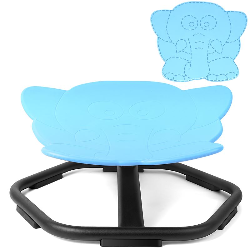 Chaise Pivotante Sensorielle Enfant 360° – Pour Autisme, Développement équilibre Et Coordination – Accoudoirs Sûrs, Antidérapante – Bleu - 7