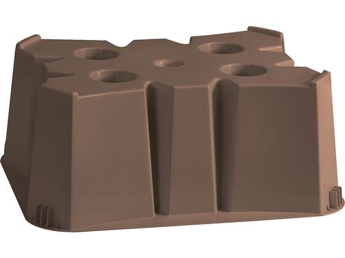 Socle pour r&eacute;cup&eacute;rateur d'eau 500 L - 75 x 60 x30 cm - Taupe