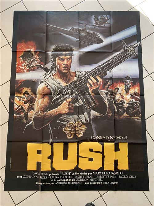 Acheter Affiche de Cinéma Originale - Rush - Conrad Nichols - 116x158cm État correct - 22,99 € Affiche de Cinéma Originale - Rush - Conrad Nichols - 116x158cm État correct - N/A reconditionné disponible sur Fnac
