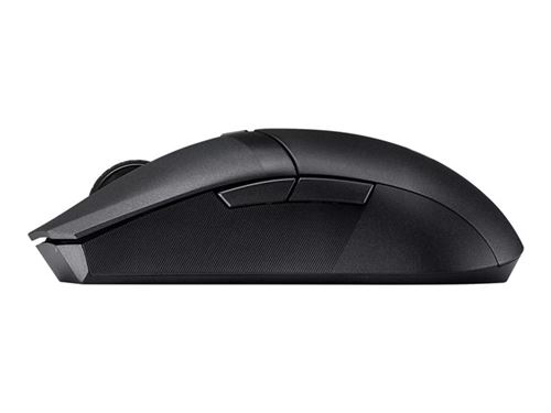 ASUS TUF Gaming M4 - Souris - droitiers et gauchers - 6 boutons - sans fil - Bluetooth 5.1, 2.4 GHz - récepteur sans fil USB - noir