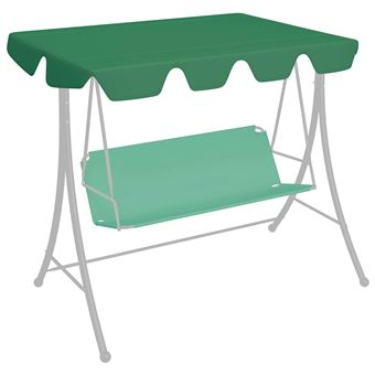 vidaXL Vervangingsluifel voor schommelbank 150/130x105/70 cm groen312101 - 1