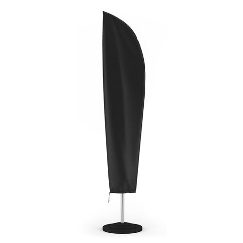 Housse de protection pour parasol Blumfeldt Shield cantilever déporté Ø 200 - 400 cm résistant aux UV - Noir