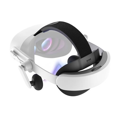 KIWI design Audio Sangle de Tête avec Batterie pour Meta Quest 3/3S, K4 Duo Casque DualFast à Chargement Rapide Accessoires VR au Design Équilibré pou