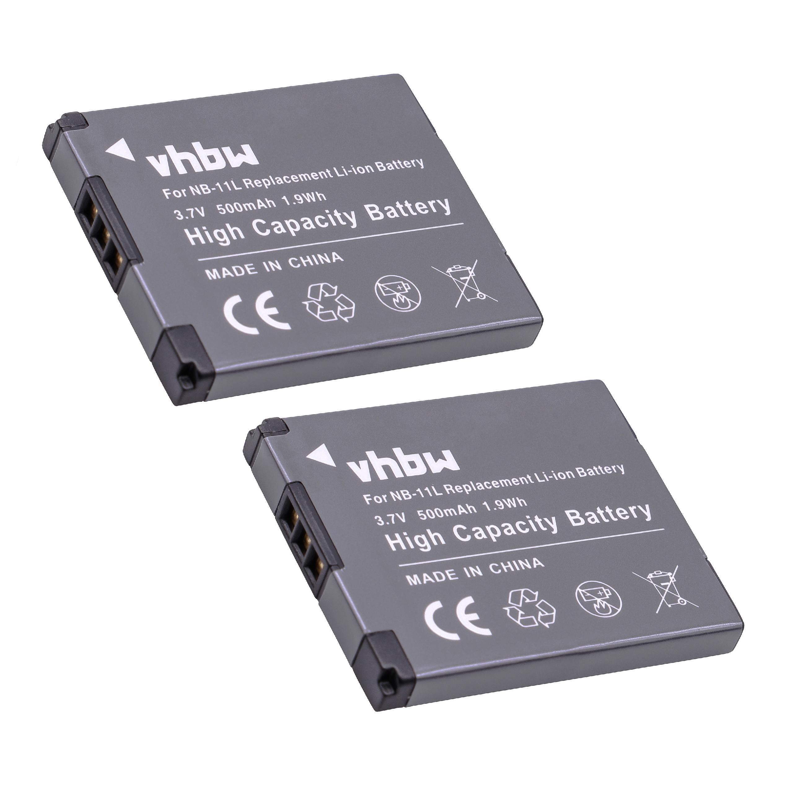 Batterie Canon NB-11LH Compatible - Pour IXUS 185, 165, 155, Etc. - 500mAh 3,7V - Neuf