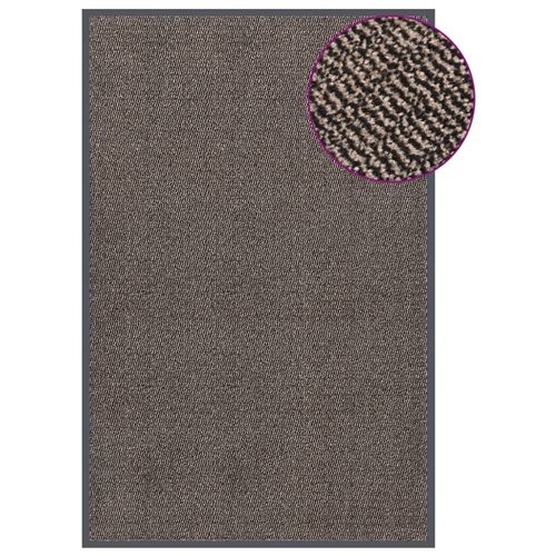 vidaXL Paillasson touffeté 120x180 cm Marron foncé
