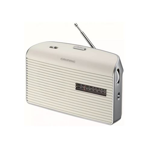 Radio portable blanc Grundig MUSIC60SILVER