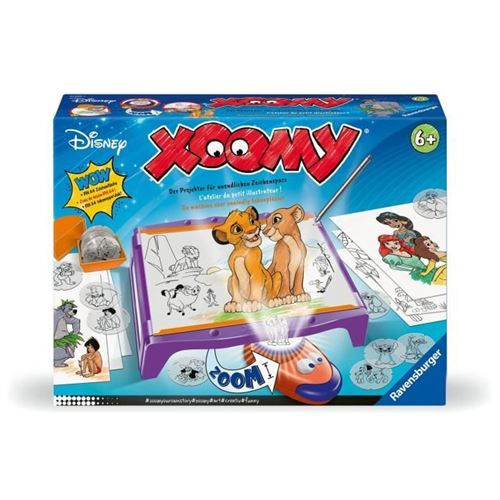 Ravensburger–Xoomy Maxi Disney Multipropriétés–Table A Dessiner–Dessin–Mixte–Enfant–Activité Créative–Des 6 Ans–23946