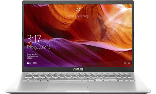 Asus 15 X509Ja-Ej016T - Intel Core I3 - 1005G1 / 1.2 Ghz - Windows 10 Home - UHD Graphics - 4 Go Ram - 256Go SSD Nvme - 15.6" 1920 X 1080 (Full Hd) - Wi-Fi 5 - Argent Transparent