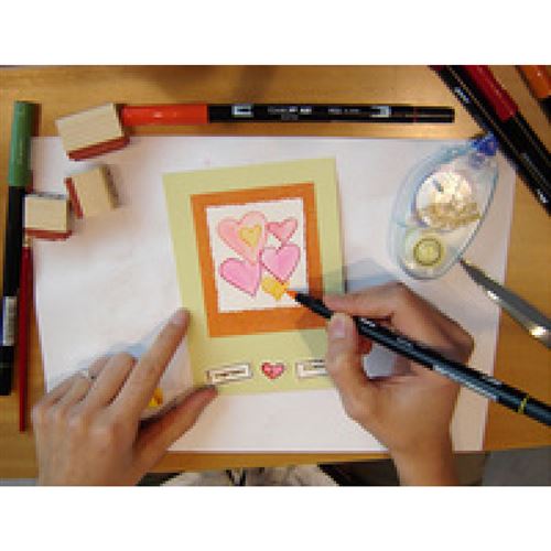 Tombow Feutre double pointe 'ABT DUAL BRUSH PEN', couleurs