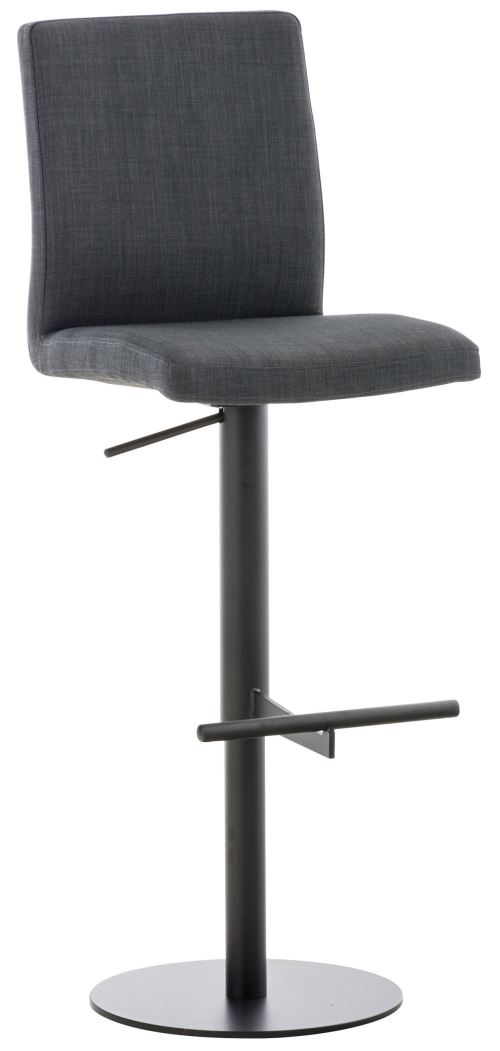 tabouret de bar Cadiz en Tissu , Noir/Gris foncé