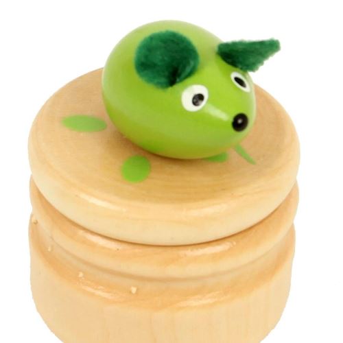 Boite a dents de lait souris verte