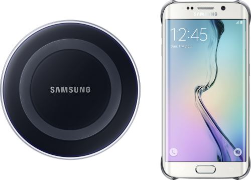 Samsung EP-WG925I - Tapis de charge sans fil - 1000 mA - noir - pour Galaxy S6 edge, S6 edge+