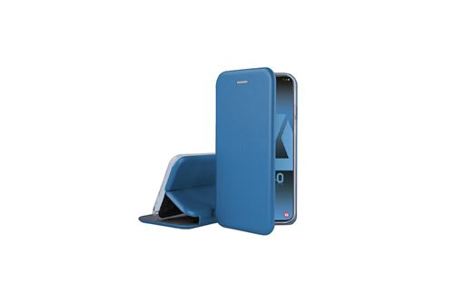 IBROZ Etui Folio Cover en Cuir bleu pour Samsung Galaxy A40
