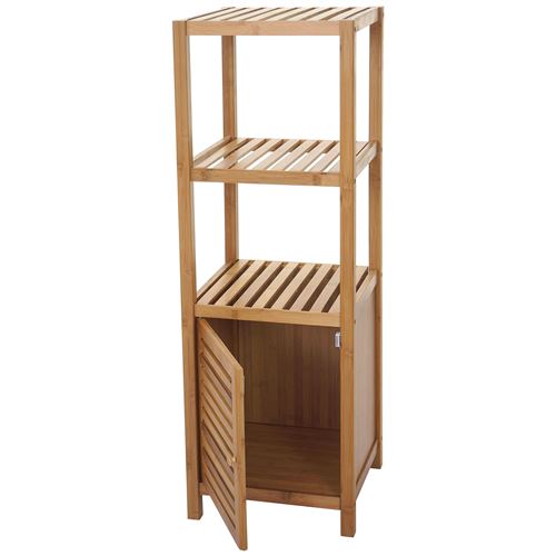 Mendler - Étagère de salle de bains - Bambou - 110x36x34 cm - Image 3