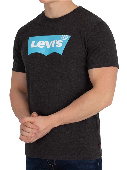 Levi's Homme T-shirt graphique, Gris
