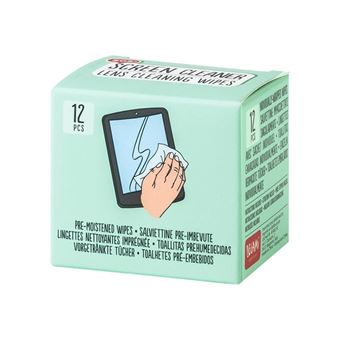 LEGAMI SOS - Paquet de lingettes de nettoyage pour TV, téléphone portable, tablette - turquoise