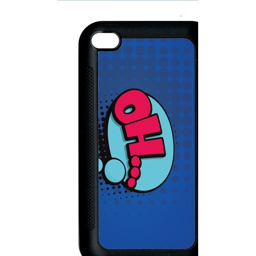 Coque Apple Ipod Touch 4 Oh Fond Bleu Lectrique