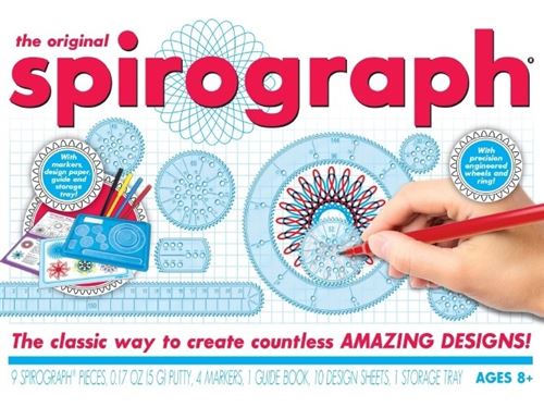 Spirograph concepteur de signe de Starter Ensemble de 28 pièces