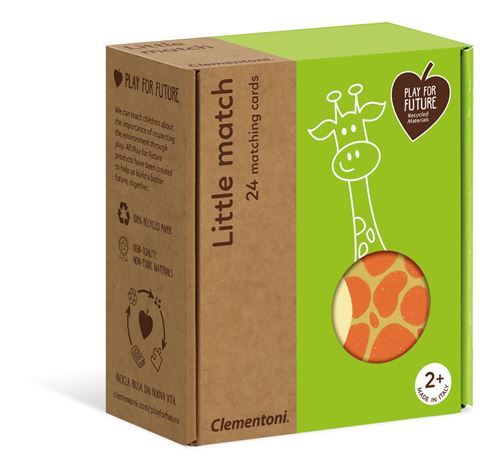 Clementoni Puzzle Little Match Animaux junior 24 pièces