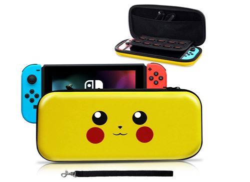 Housse etui de protection EVA Sacoche Housse Protable Transport sac pour Nintendo Switch - Pikachu