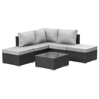 Salon De Jardin Modulable En Resine Tressee Lima Atlanta