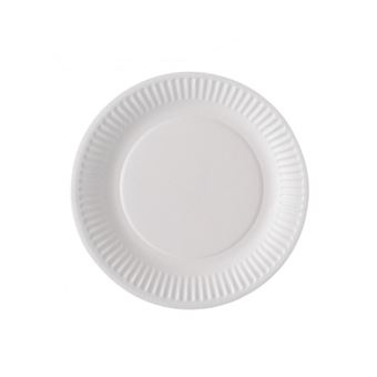 Assiettes plates rondes Olympia Whiteware 200mm (lot de 12) - U077