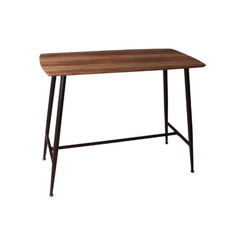 Table haute Blackus 120 cm naturel