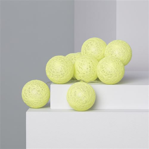 Guirlande 10 Boules LED Lemon Brancher