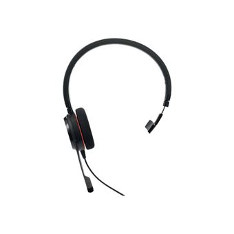 Jabra Evolve 20 MS mono - Micro-casque - sur-oreille - convertible - filaire - USB-C - isolation acoustique - 1