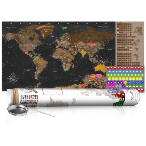 Carte à gratter - Carte brune - poster (version anglaise) -