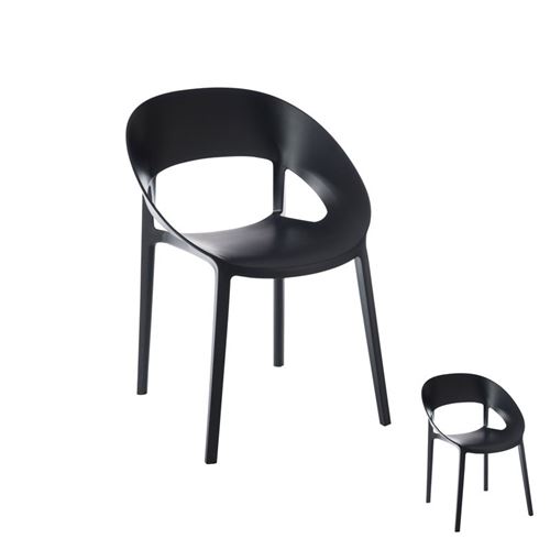 Duo de chaises Noir - ALOA