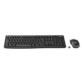Logitech MK270 Wireless Combo - Ensemble clavier et souris - sans fil - 2.4 GHz - Suisse - 1